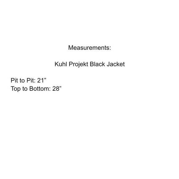 Kuhl Projekt Jacket Mens Small Black Waterproof Hooded Stretch Windbreaker - Picture 12 of 13